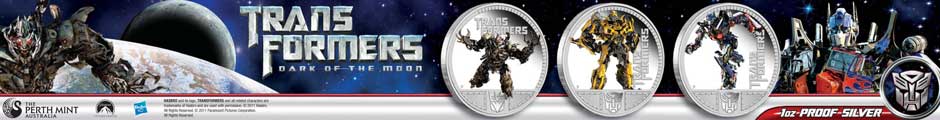 transformers silver proof coins