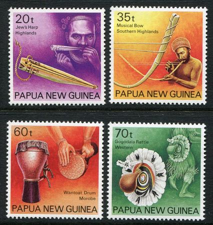 Stamps - World :: Papua New Guinea MUH Stamps :: 1990 Musical ...