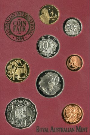 1989 International Coin Fair Australian Proof Set 