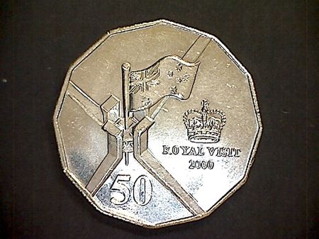 royal visit 2000 50 cent coin value
