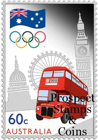 2012 Australian Olympic Team The Road to London Stamp & Silver Coin RRP $99.95 