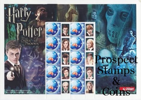 AUSTRALIA HARRY POTTER AND THE PRISONER OF AZKABAN STAMPS SHEET