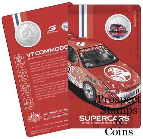 1996 VR Commodore HRT 2018 Holden Motorsport Collection RAM 50c Coin